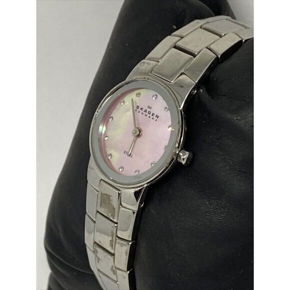 Skagen 430XSSXPD Women\'s Stainless Steel Analog Dial Quartz Wrist Watch EY131 main image 9